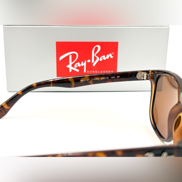 Ray-Ban Rb4147 Boyfriend Lens Sunglasses Light Havana Brown Lens  262 - Picture 7 of 14